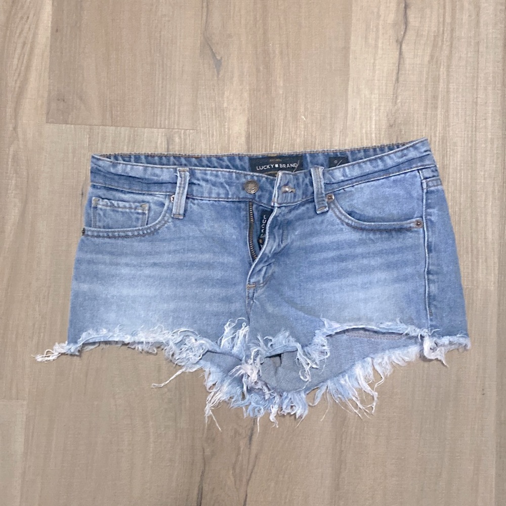 Lucky brand frayed shorts